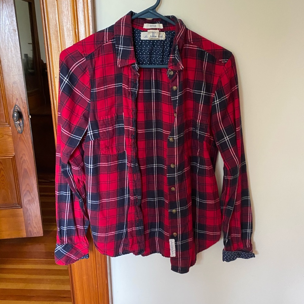 Plaid flannel shirt